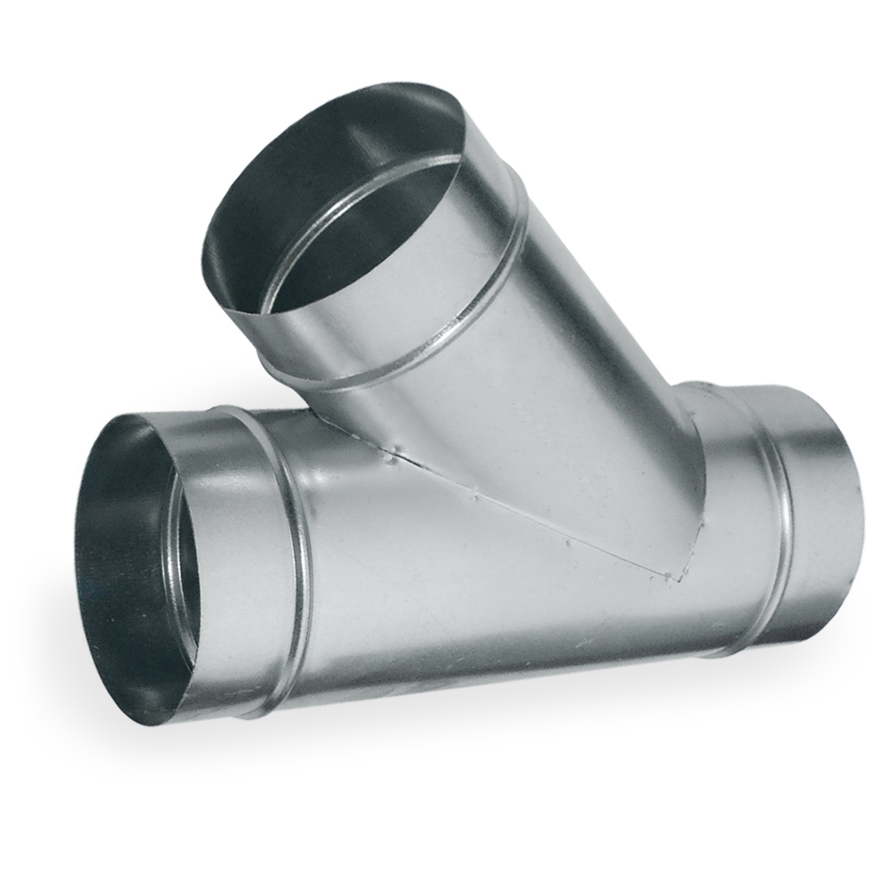 

Trójnik 3x 250 45* st Ocynk rura Spiro Termoflex