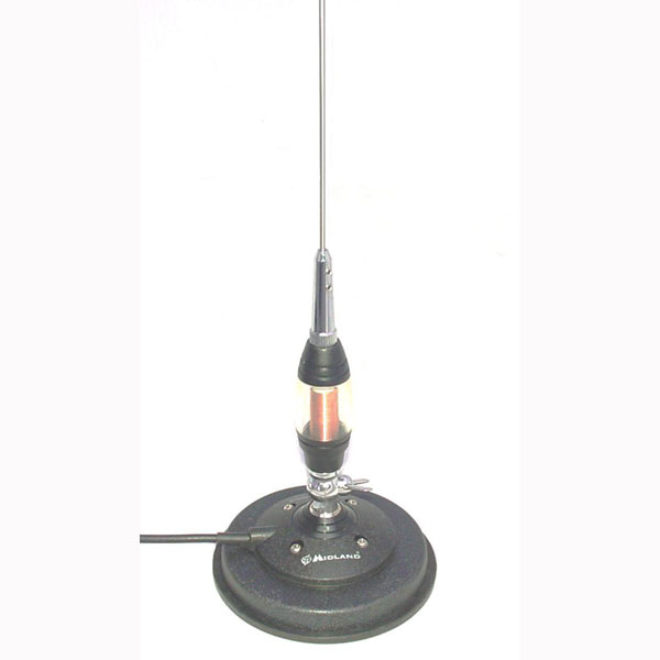 Midland LC65 antena cb magnesowa Guma * 112CM * magnes 12,5cm