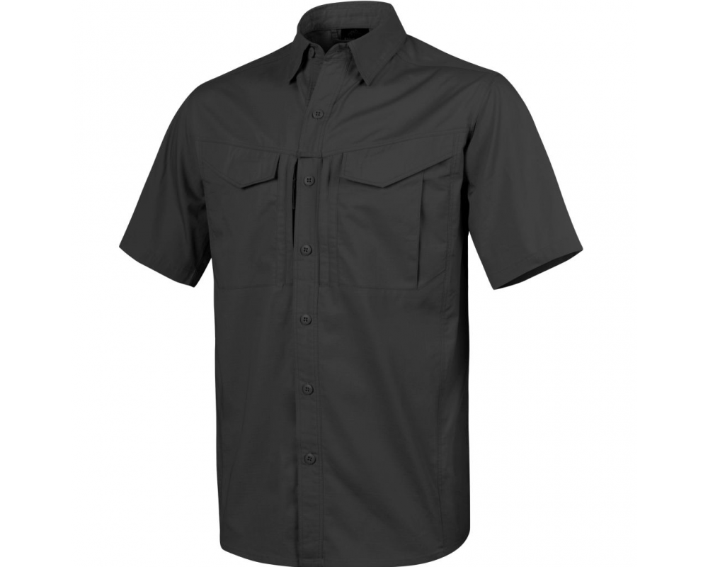 Košile Helikon Defender Krátký rukáv Černá Xs