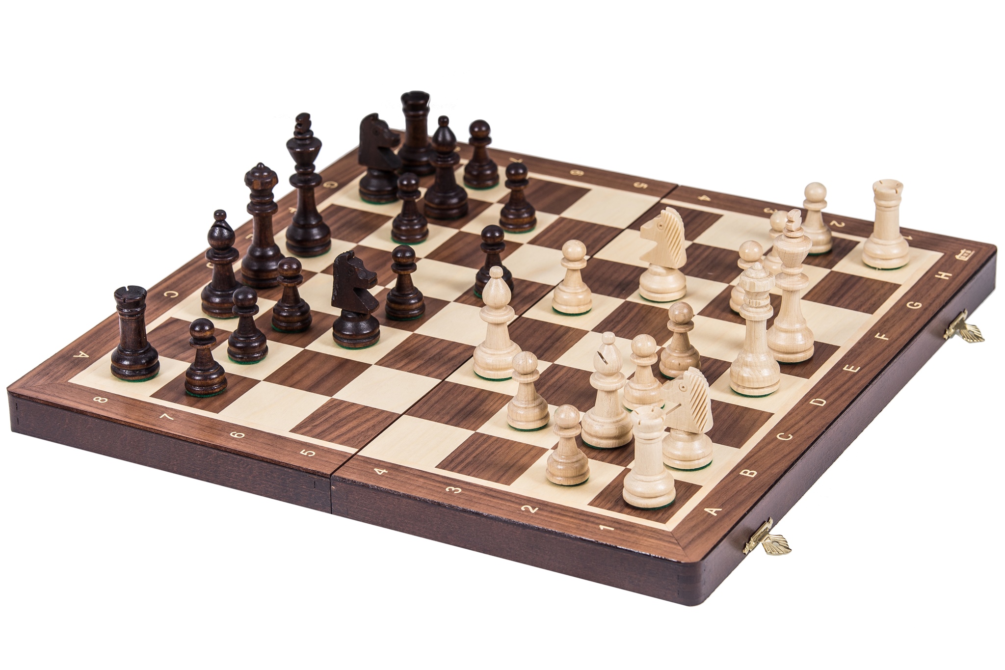 SQUARE - Szachy drewniane TURNIEJOWE NR 4 - ORZECH Rodzaj szachy drewniane turniejowe