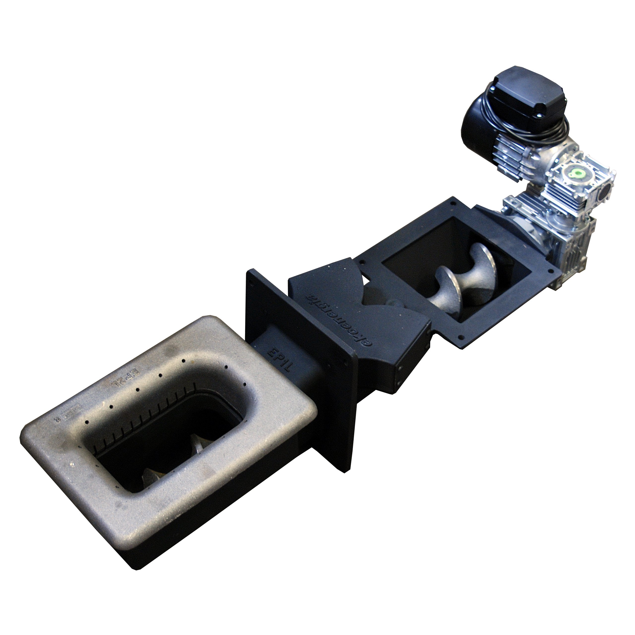 Podavač na ekohrášek a pelety, bio hmota, štěpky