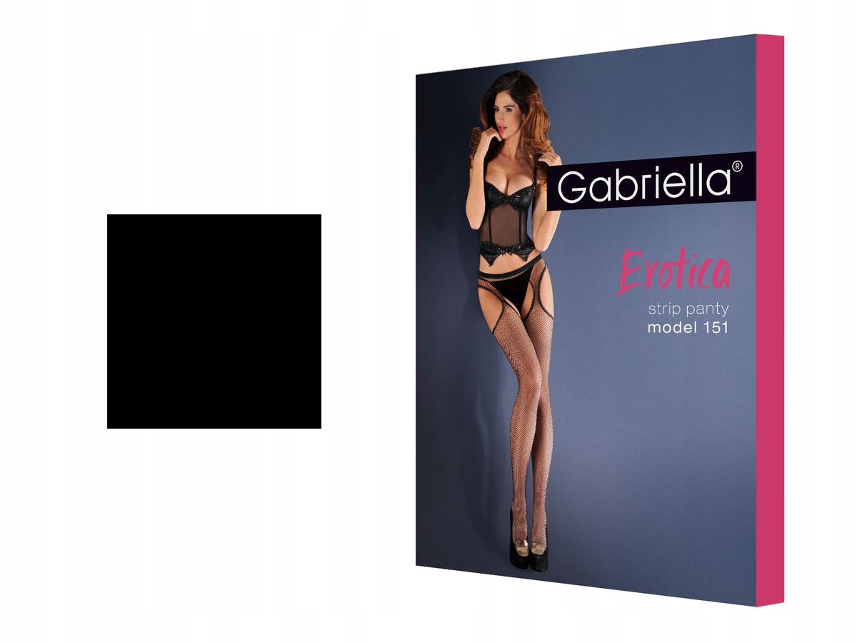 

Rajstopy Gabriella Strip Panty 151 Nero 1/2