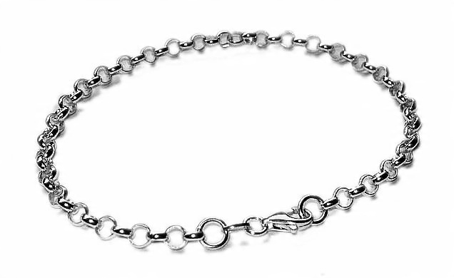 

Bransoletka baza do charms 19 cm Rolo Srebro 925