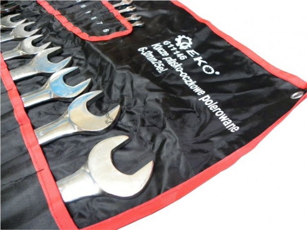 KLUCZE PLASKO OCZKOWE 6 32mm 25EL PLACHTA KLUCZ Number of Elements sets