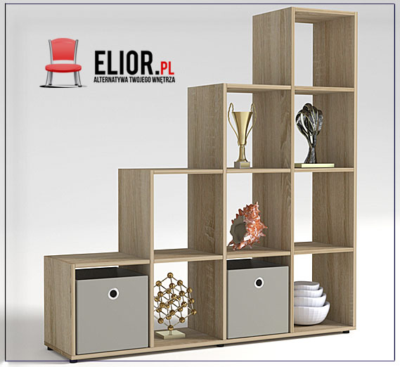 REGAŁ SCHODKOWY DĄB SONOMA == -46% SCHODKI TRÓJKĄT Kod producenta HQ478