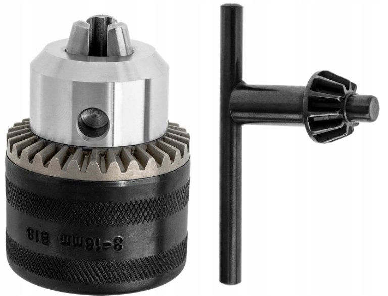 

Uchwyt Wiertarski zębaty kluczyk 1/2 futerko 16 mm