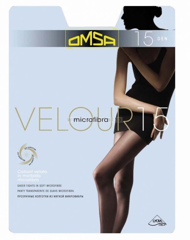 

Rajstopy Omsa Velour 15 cienka microfibra 3D -%