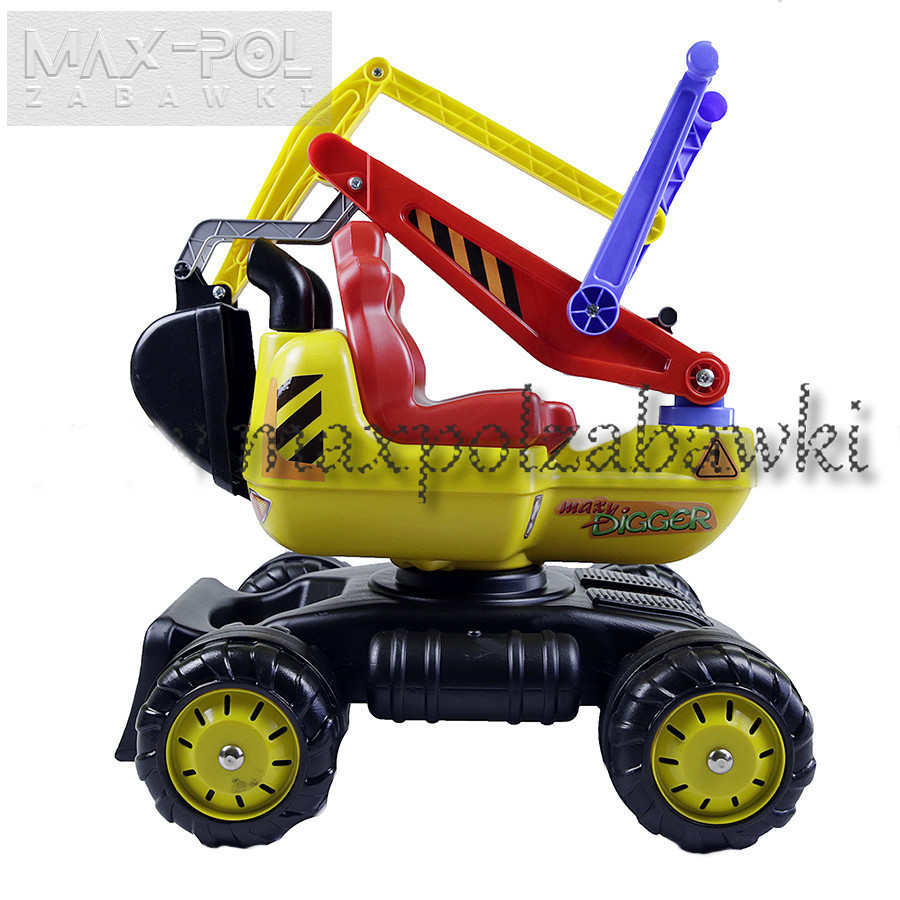 SUPER KOPARKA STEROWANA - jeździk Maxi Digger !!! Wiek dziecka 3 lata +