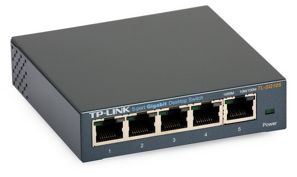 Switch Tp-link TL-SG105 5x 10/100/1000 Mb/s