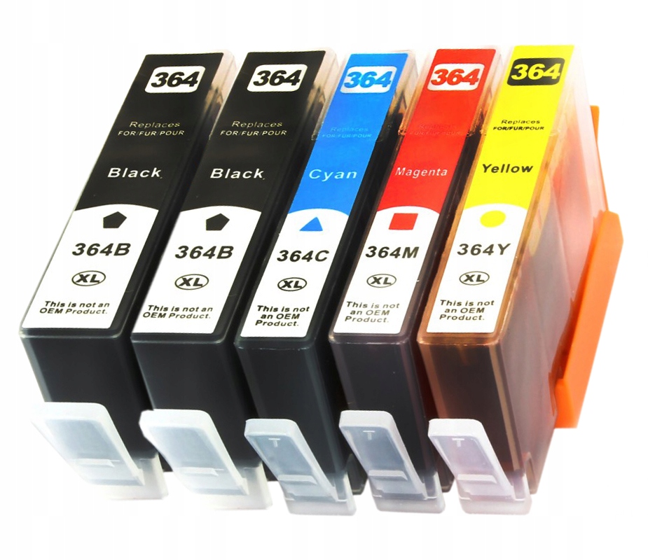 

5x Tusz do 364 XL 3070A 5510 5524 5520 Nowe Chip