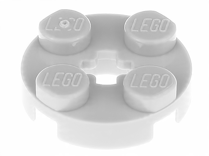 

Lego Płytka okrągła 2x2 4032 szara jasna - 2 szt.
