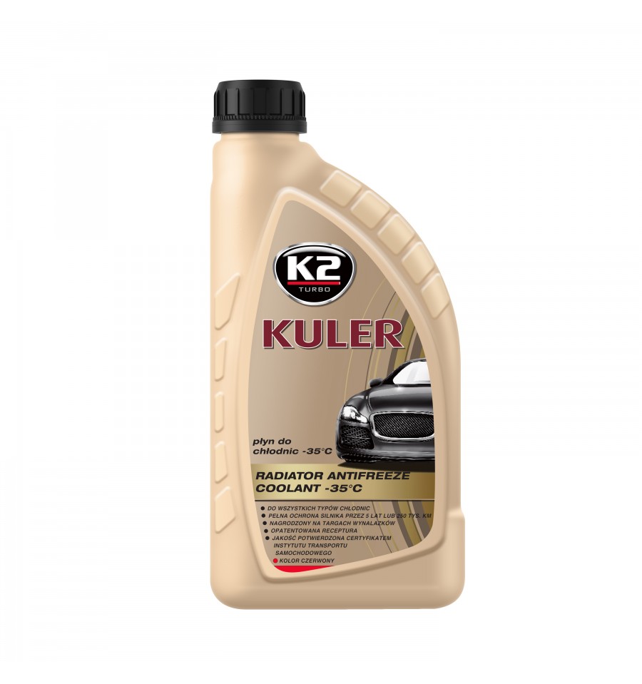 

K2 Kuler -35C Czerwony 1L Płyn Do Chłodnic G12