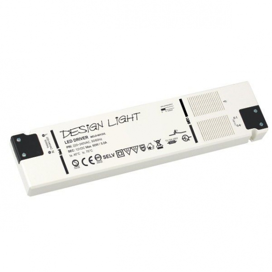 

Płaski Zasilacz Flat do Led 12V/60W