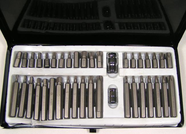 ZESTAW BITÓW KLUCZY IMBUS SPLINE TORX 40 el BITY Liczba elementów zestawy