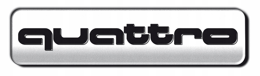 

Naklejka Alu Emblemat Quattro Audi A2 A3 A4 A6 A8