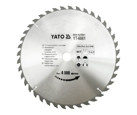 

Piła tarczowa 350x40x30 mm YT-6081 Yato
