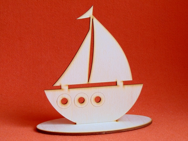 drewniany Statek łódka morski morze żaglówka Marka inna