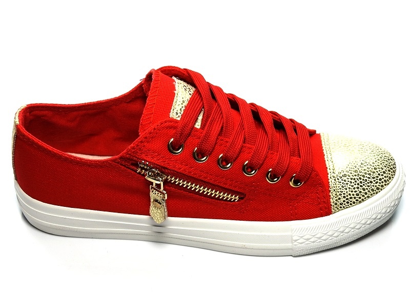 

Trampki Złoty Czubek XJY06 Red r.39
