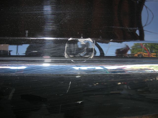 bumper rear part rear MERCEDES CL W216