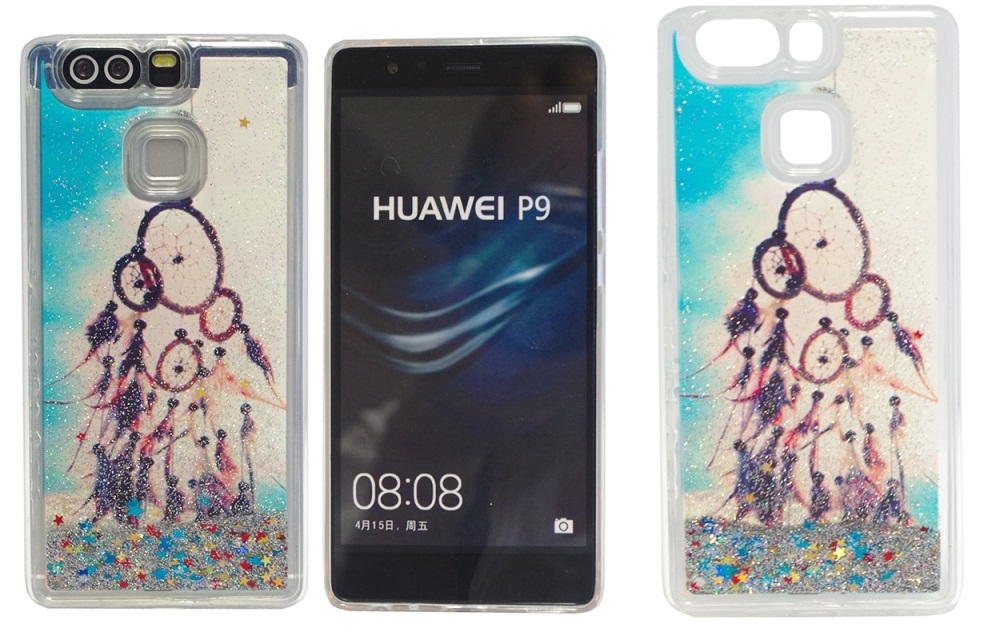 

Etui Nakładka Brokat Huawei P9 Łapacz Snów SREBRO2
