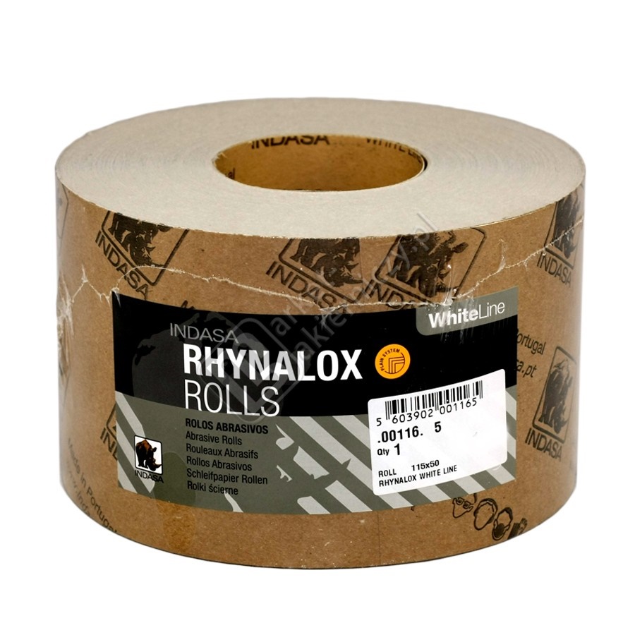 INDASA наждачний папір білий рулон P 40 50m