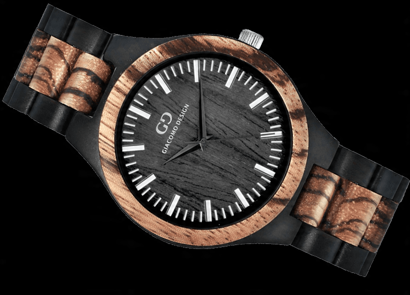 

Drewniany zegarek męski Giacomo Design GD08301