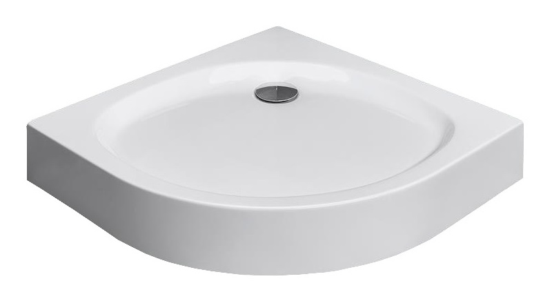 Brodzik półokrągły Radaway Patmos A Compact 80x80