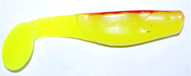 

Manns Predator 90mm Żółty fluo z czerwon grzbietem