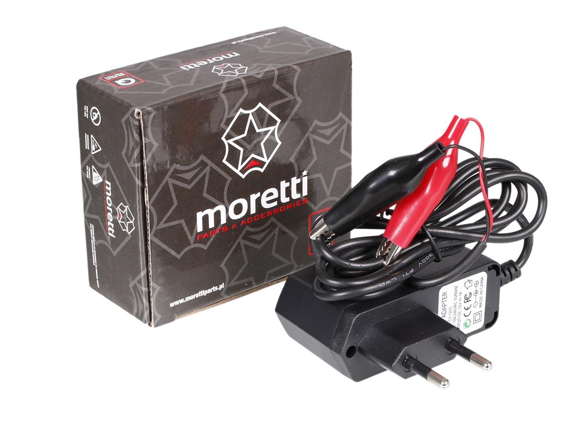 

Ładowarka akumulatorów Agm, Gel, Kwas Moretti 12V