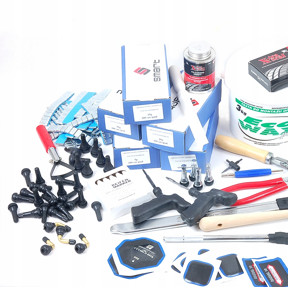 DUŻY ZESTAW, STARTOWY DO WULKANIZACJI Kod producenta zestaw-d