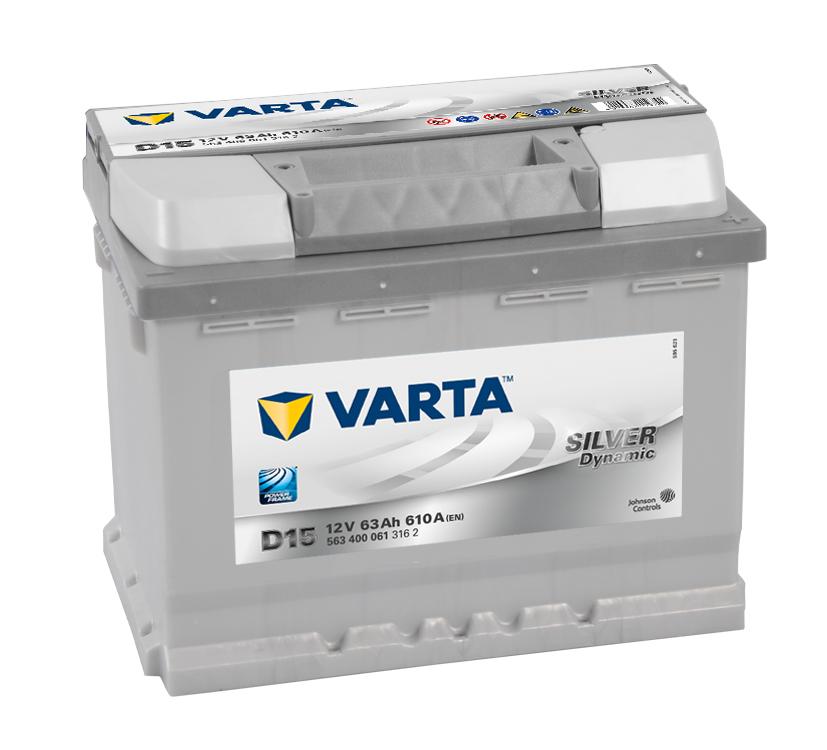 

Akumulator Varta Silver Dynamic 63AH, 610A, D15