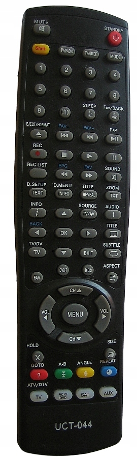 PILOT do TV MANTA LED3903 LED4004 ver. 2 LED4202 LED4204 LED4301E1 LED5003 Marka Inna