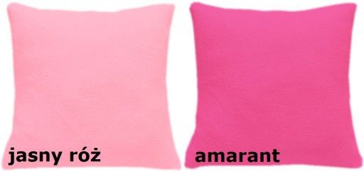 POSZEWKA JERSEY 40X40 POSZEWKI 40/40 NA JAŚKA PREMIUM dużo kolorów JAKOŚĆ Kolor odcienie czerwieni