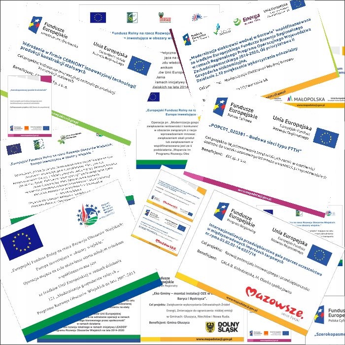 plakat Wymiany pokryć dachowych KPO AZBEST 5mm a3 Rodzaj tablicy drukowane naklejane