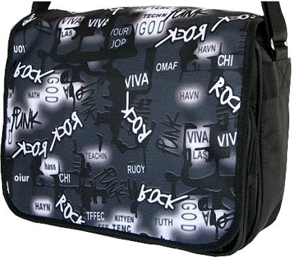 TORBA MŁODZIEŻOWA, STUDENCKA, SZKOLNA NA RAMIĘ, A4 Płeć uniseks