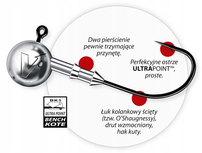 Dragon Główki Jigowe V-Point Speed 4/0 20g