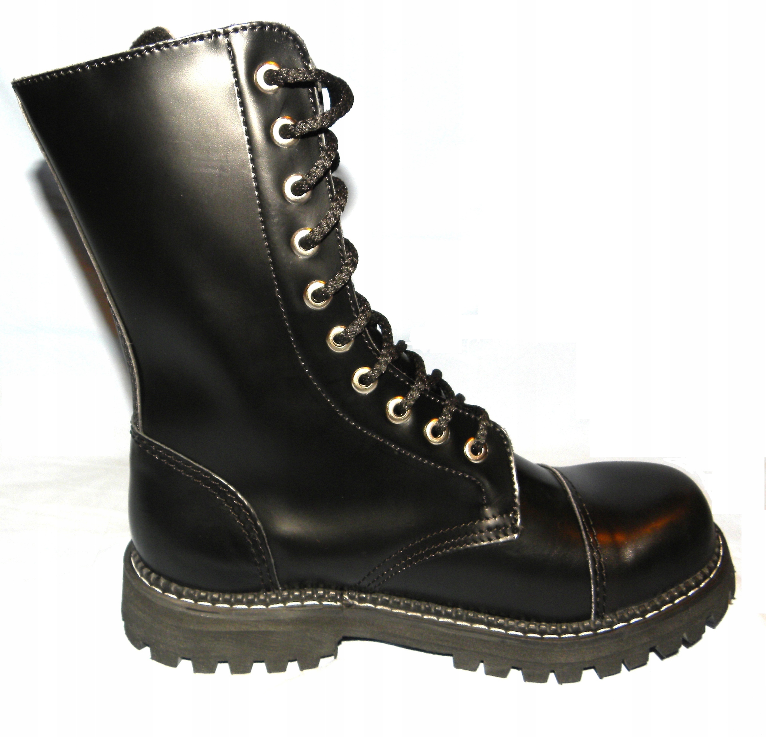 GLANY 10dz dziurkowe Czarne SKÓRA Rozmiar 44 Kod producenta Z-100