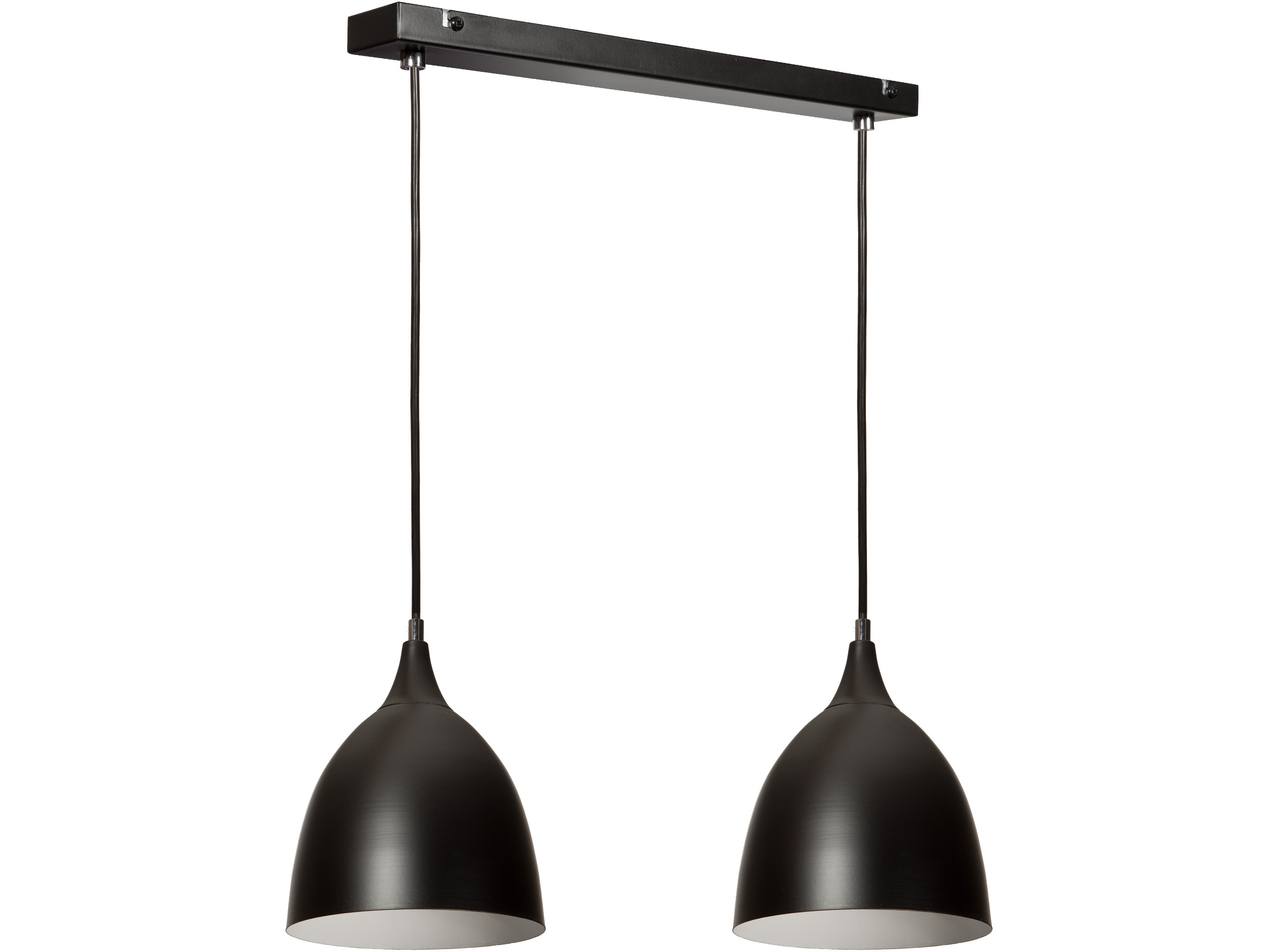 

Nowoczesna lampa wisząca metalowa oprawa 2x60W Led