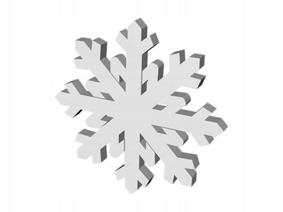 Снежинки Звездочки, Ангелочки из пенопласта комплект 30x