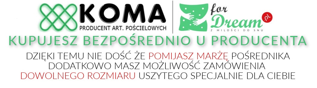 KOŁDERKA DZIECIĘCA 100x135 + 60x40 ANTYALERGICZNA Kod producenta KOMA