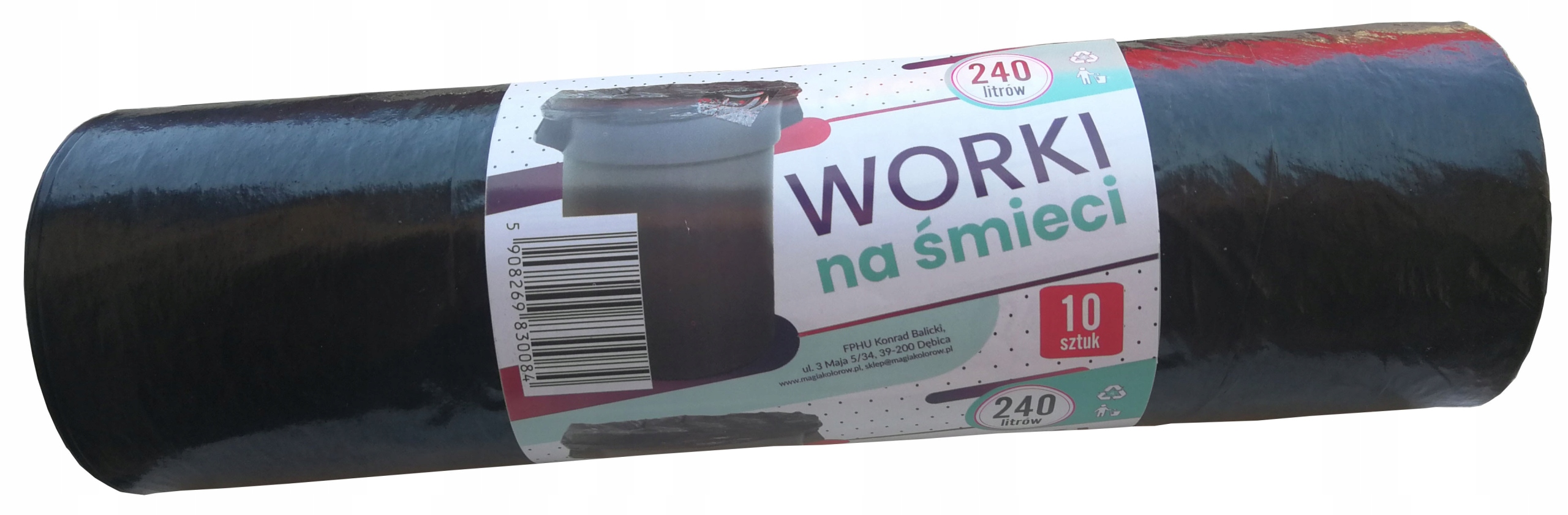 

Worki Na Śmieci Odpady 10SZT 240L Mocne