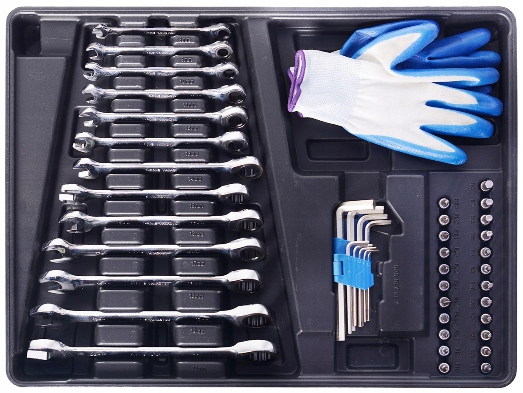 Оборудование 146 инструментов для тележки купец