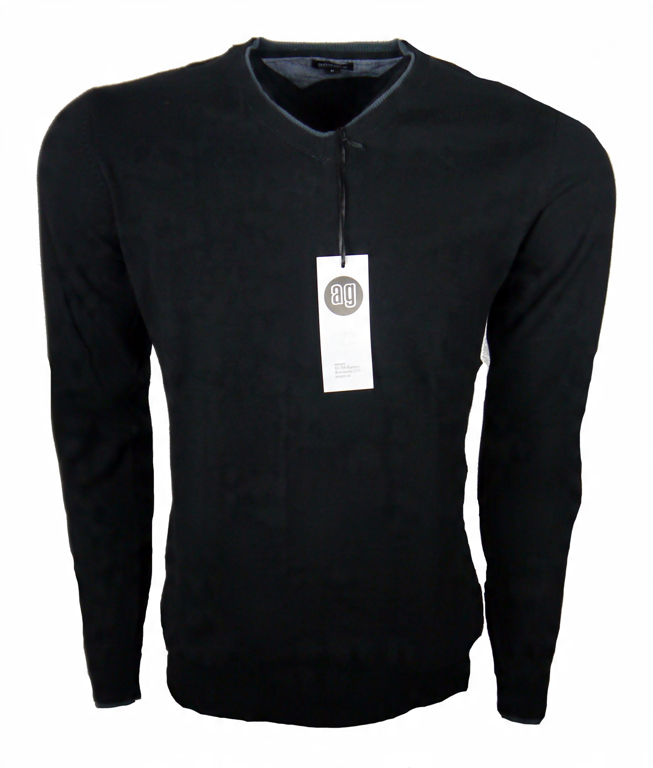 

Sweter Męski męski Czarny XXL bawełna100% Anagre