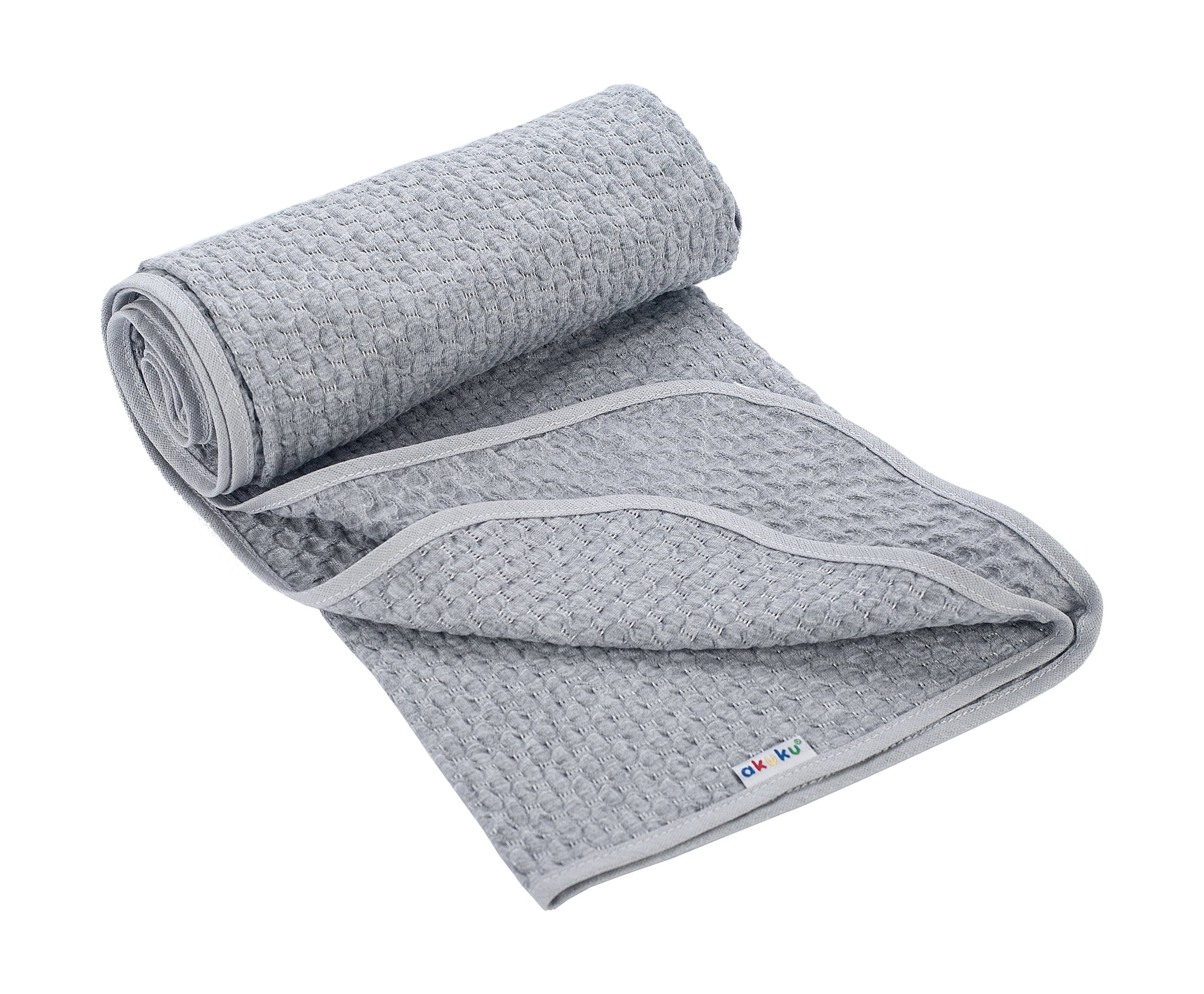 

Akuku Miękki Kocyk Bawełniany 100% 80X90 GREY1808