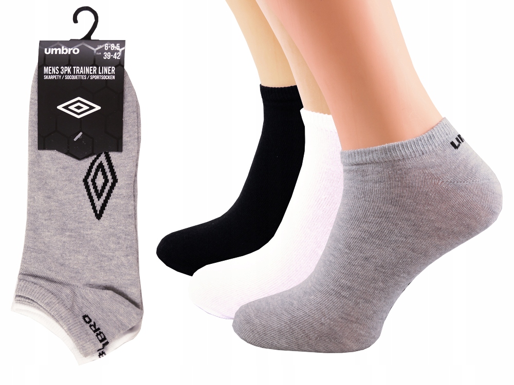 

Skarpety Umbro Stopki 3-PAK Bawełniane r. 39-42