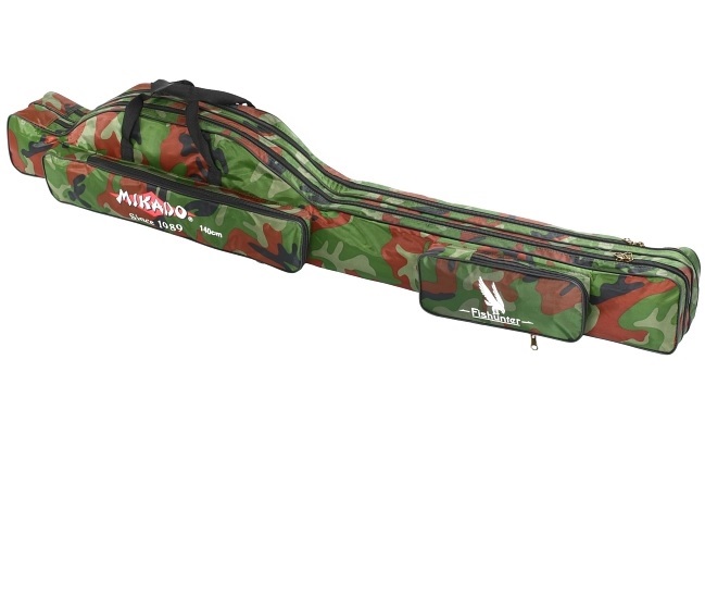 MIKADO POKROWIEC NA WĘDKI CAMOUFLAGE 160cm 2komory