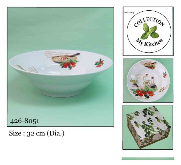 Miska porcelana na przekąski wzór oliwki