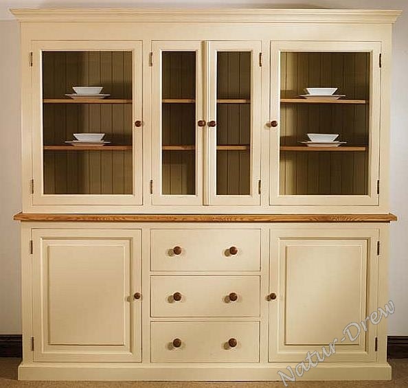 100% Drewniany Kredens,Witryna - Retro 8-- NOWOŚĆ- Głębokość mebla 49 cm