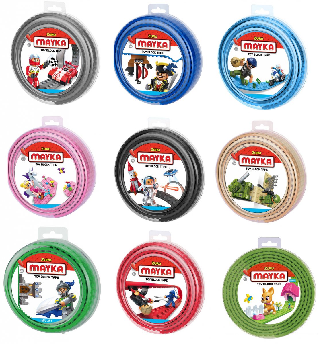 EPEE Taśma Mayka 1 metr podwójna KOLORY Reklama TV Wiek dziecka 3 lata +