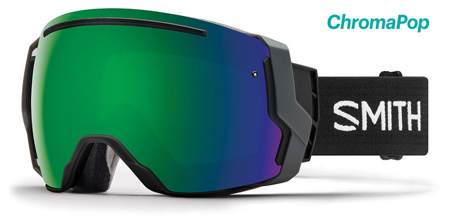 Gogle Smith I/O7 Black Chromapop Sun Green 2GA Szyba Chromapop Storm